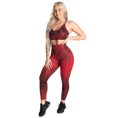 Better Bodies High Waist Leggings Chili Red Grunge
