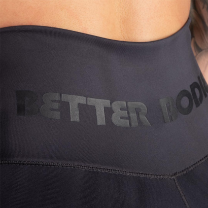 Better Bodies High Waist Leggings Dark Grey Grunge