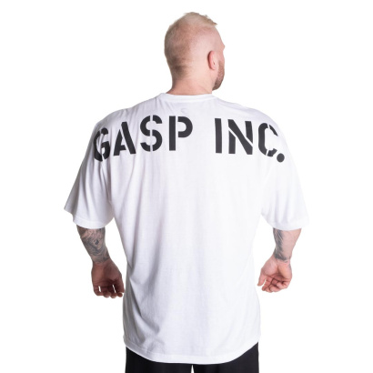 GASP Division Iron Tee White