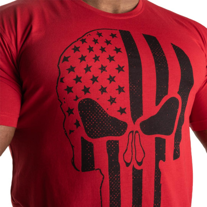 GASP Skull Standard Tee Chili Red
