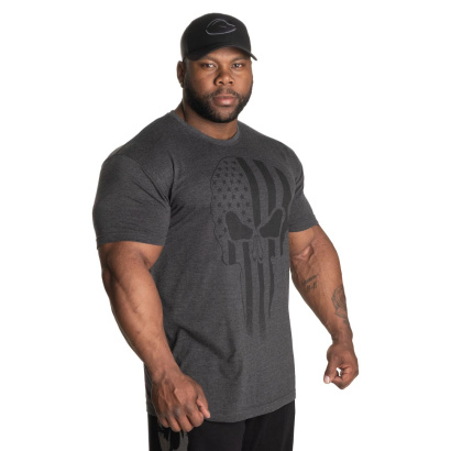 GASP Skull Standard Tee Dark Grey Melange GASP Skull Standard Tee Dark Grey Melange