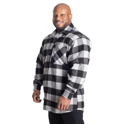 GASP Heavy Flannel shirt Grey/Black