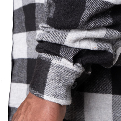 GASP Heavy Flannel shirt Grey/Black