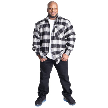 GASP Heavy Flannel shirt Grey/Black