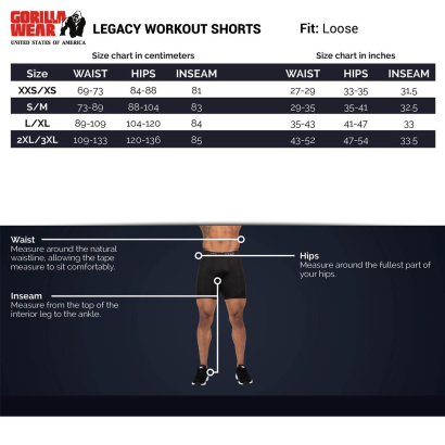 Gorilla Wear Legacy Workout Shorts Black Gorilla Wear Legacy Workout Shorts Black