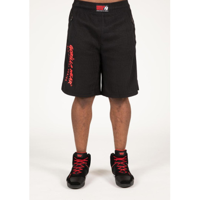 Gorilla Wear Augustine Old School Shorts Black/Red