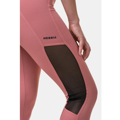 NEBBIA Fit & Smart High Waist Tights Old Rose