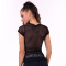 NEBBIA Flash Mesh T-Shirt Black NEBBIA Flash Mesh T-Shirt Black