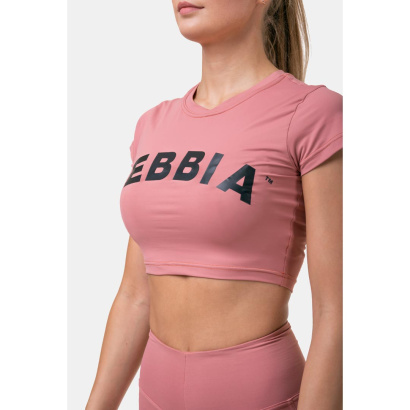 NEBBIA Sporty Crop Top Old Rose