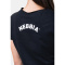 NEBBIA Loose Sporty Crop Top Black