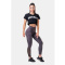 NEBBIA Loose Sporty Crop Top Black