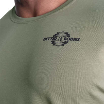 Better Bodies Essential Tapered Tee Washed Green