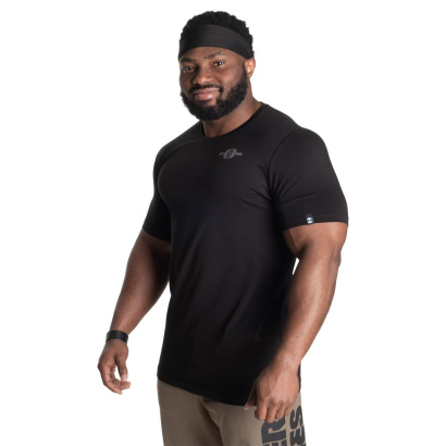 Better Bodies Essential Tapered Tee Black Better Bodies Essential Tapered Tee Black