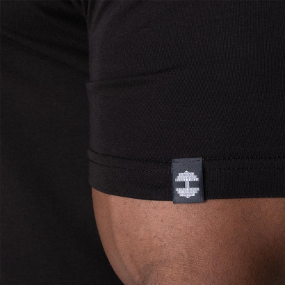 Better Bodies Essential Tapered Tee Black Better Bodies Essential Tapered Tee Black