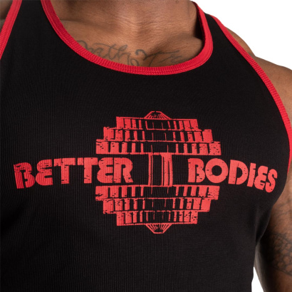 Better Bodies Dumbbell T-Back Black/Red