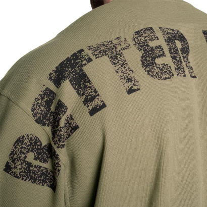 Better Bodies Team Iron Thermal Tee Washed Green Better Bodies Team Iron Thermal Tee Washed Green