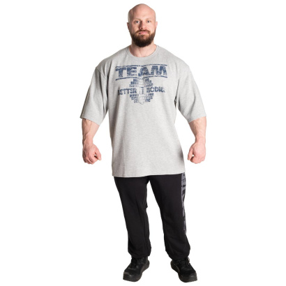 Better Bodies Team Iron Thermal Tee Grey Melange Better Bodies Team Iron Thermal Tee Grey Melange