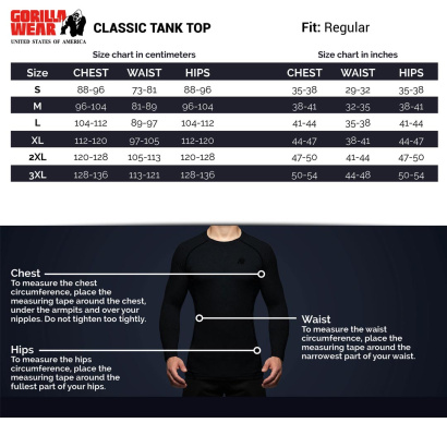 Gorilla Wear Classic Tank Top Light Blue Gorilla Wear Classic Tank Top Light Blue