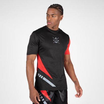 Gorilla Wear Hornell T-Shirt Black/Red