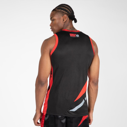 Gorilla Wear Hornell Tank Top Black/Red