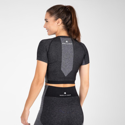 Gorilla Wear Selah Seamless Crop Top Black