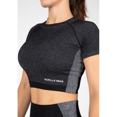 Gorilla Wear Selah Seamless Crop Top Black