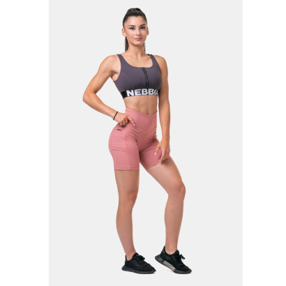 NEBBIA Fit Smart Biker Shorts Old Rose NEBBIA Fit Smart Biker Shorts Old Rose