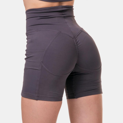 NEBBIA Fit Smart Biker Shorts Marron