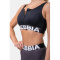 NEBBIA Smart Zip Front Sports Bra Black