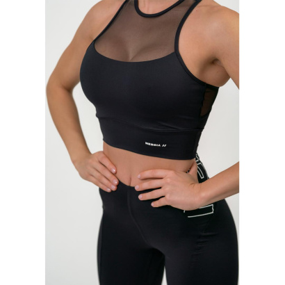 NEBBIA FIT Active Padded Sports Bra Black NEBBIA FIT Active Padded Sports Bra Black