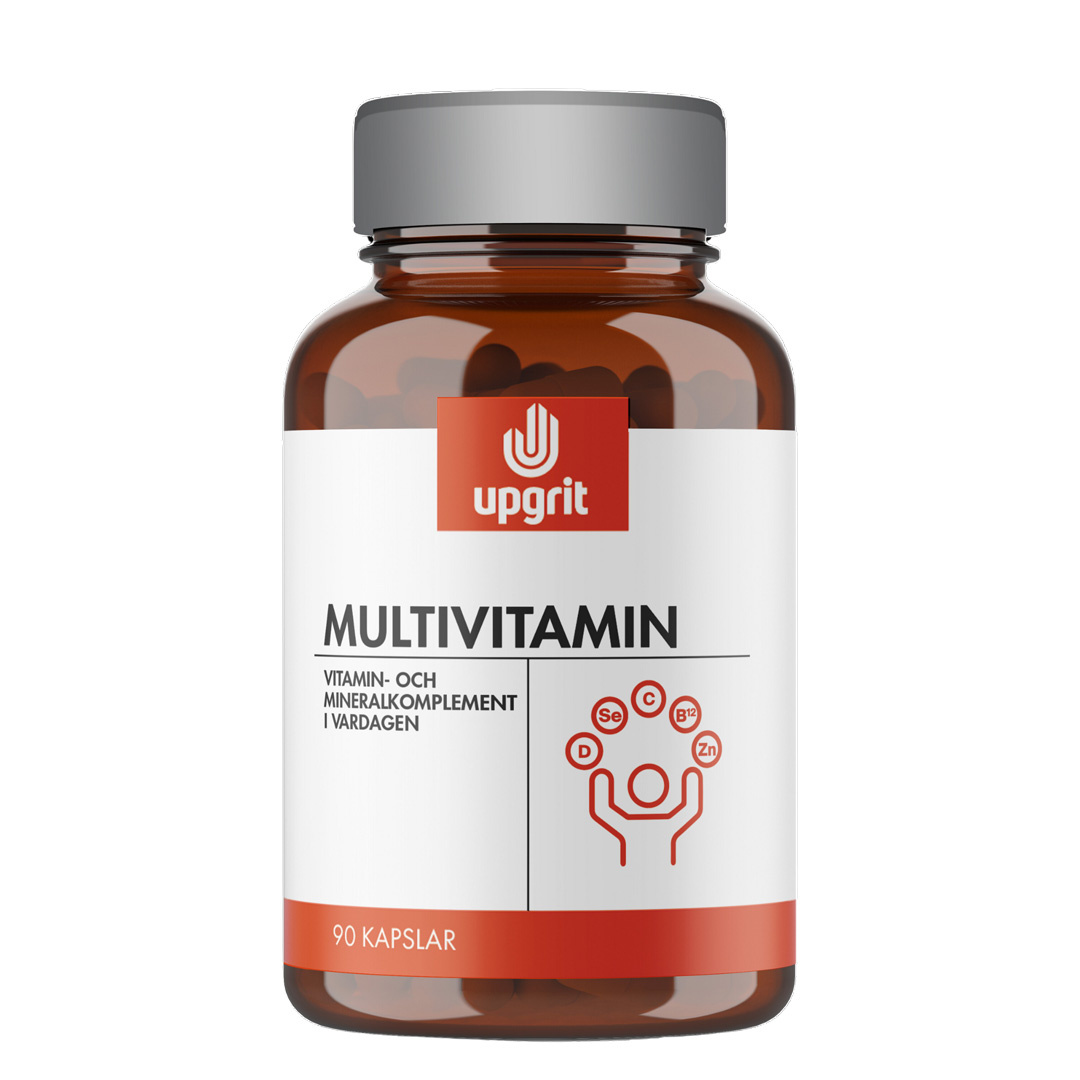Upgrit Multivitamin 90 caps i gruppen Kosttilskudd / Vitaminer / Multivitamin hos Proteincompany (PB-240239)
