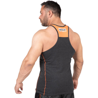 Gorilla Wear Wallace Tank Top Grey Orange