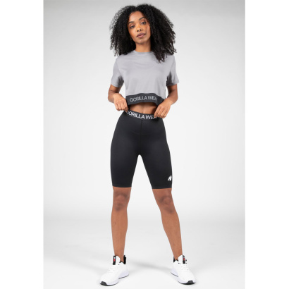 Gorilla Wear Colby Cropped T-Shirt Grey