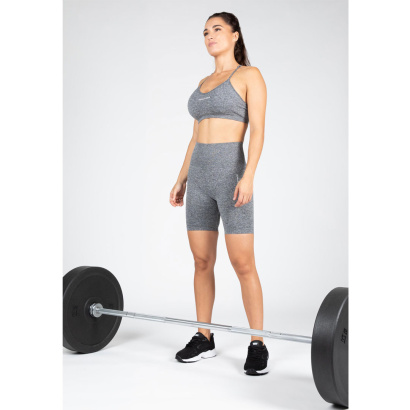 Gorilla Wear Quincy Seamless Cycling Shorts Grey Melange Gorilla Wear Quincy Seamless Cycling Shorts Grey Melange