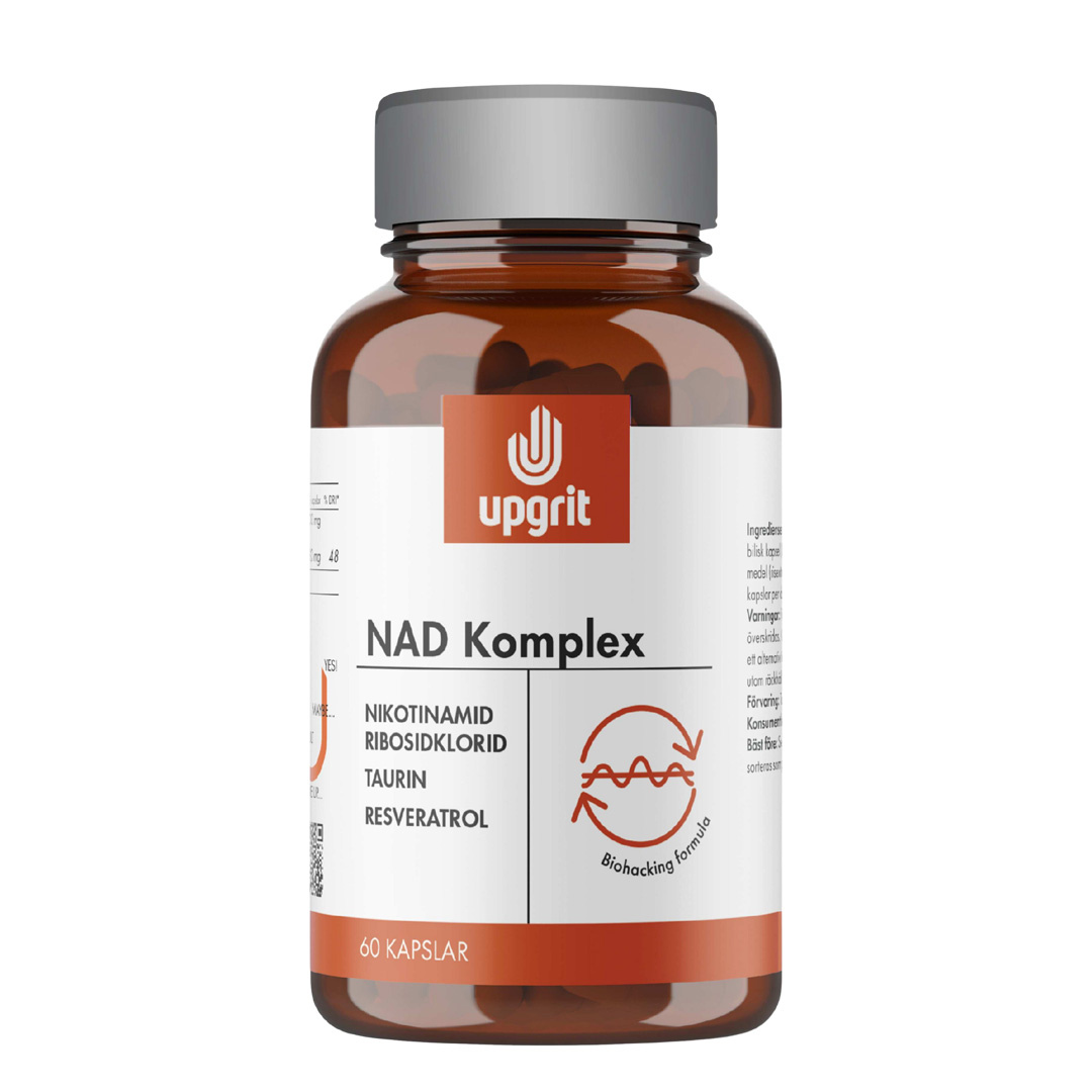 Upgrit NAD-Komplex 60 kapslar i gruppen Helsekost / Enzymer hos Proteincompany (PB-2408166)