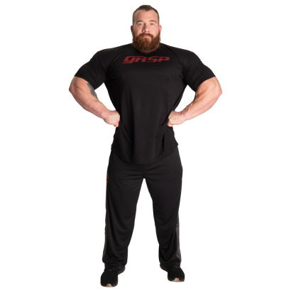 GASP Legacy Gym Tee Black/Red