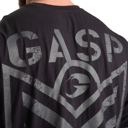 GASP Slub Iron Tee Washed Black