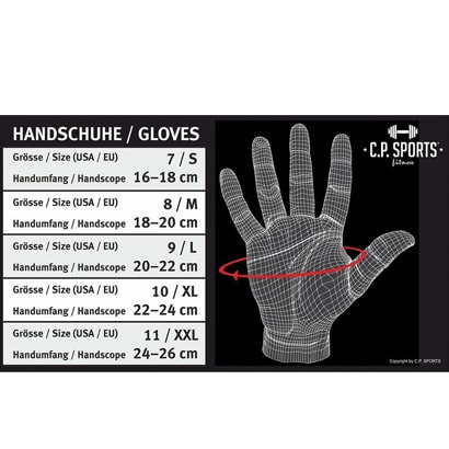 C.P. Sports Iron Glove Comfort Black