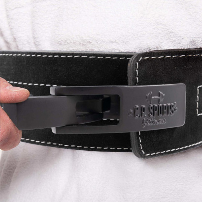 C.P. Sports Powerlifting Lever Belt Black