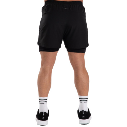 Gorilla Wear Cortez 2-In-1 Shorts Black