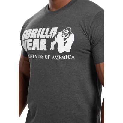 Gorilla Wear Classic T-Shirt Dark Grey Gorilla Wear Classic T-Shirt Dark Grey