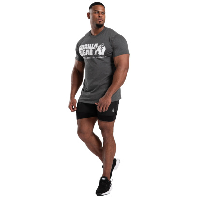 Gorilla Wear Classic T-Shirt Dark Grey Gorilla Wear Classic T-Shirt Dark Grey