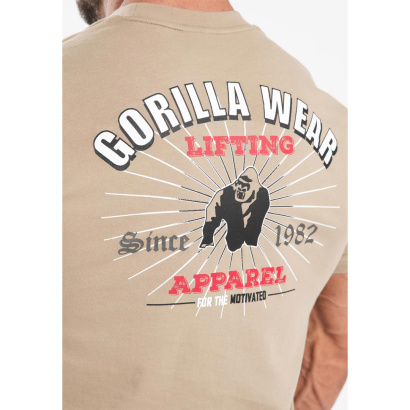 Gorilla Wear Oregon T-Shirt Beige