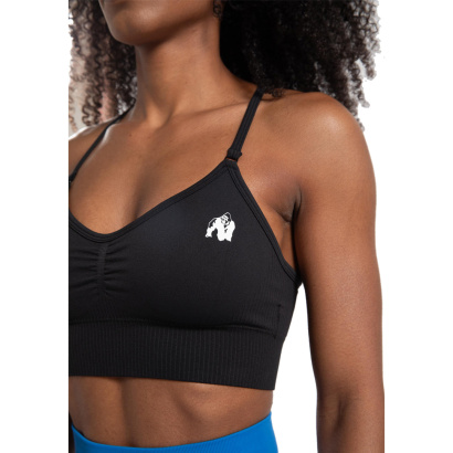 Gorilla Wear Olivia Seamless Sports Bra Black