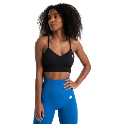 Gorilla Wear Olivia Seamless Sports Bra Black