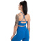 Gorilla Wear Olivia Seamless Sports Bra Blue