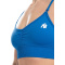 Gorilla Wear Olivia Seamless Sports Bra Blue