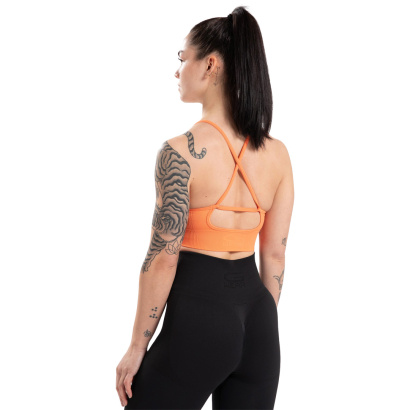 Gorilla Wear Olivia Seamless Sports Bra Peach
