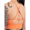 Gorilla Wear Olivia Seamless Sports Bra Peach