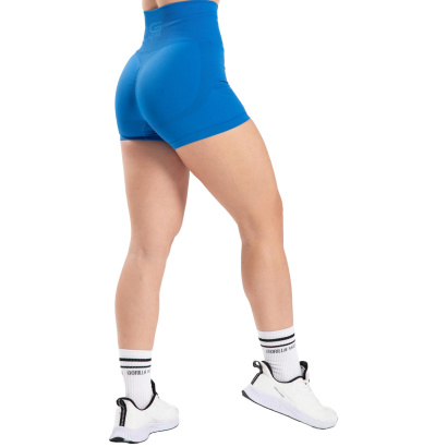 Gorilla Wear Olivia Seamless Shorts Blue